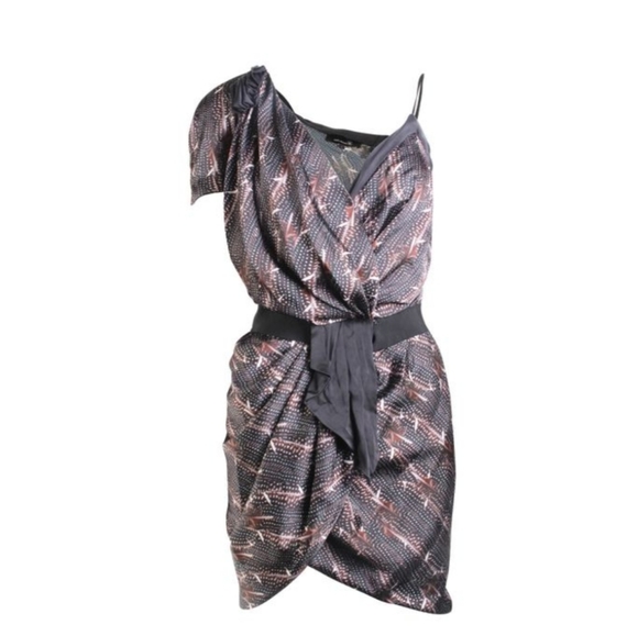 Isabel Marant Dresses & Skirts - Isabel Marant One Shoulder Silk Dress
